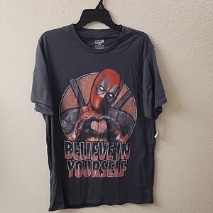Marvel Deadpool T-Shirt with Red and Black Design